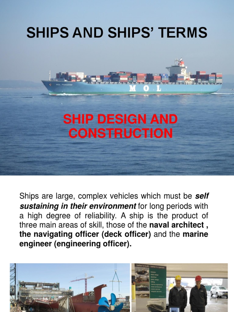Ship Design and Engineering Overview | PDF | Naval Architecture | Ships