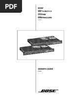 Bose Controller 402c 802cii