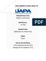 Universidad abierta para adultos matemática