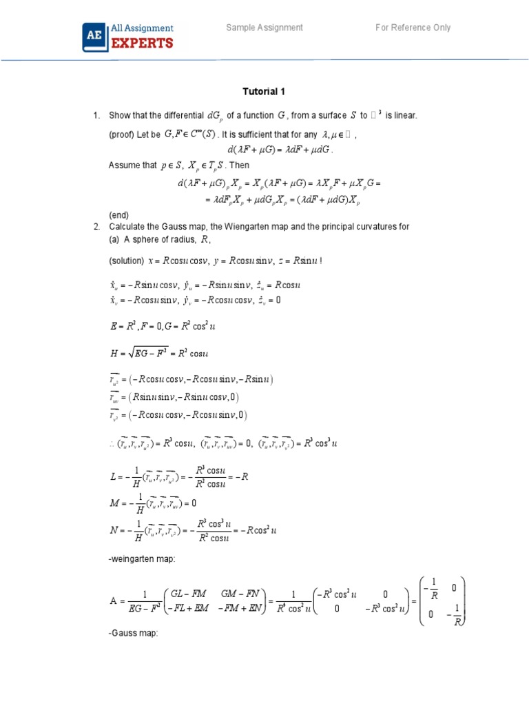 Mathematics Problem Solution Coordinate System Manifold