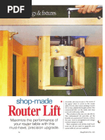 Shop-Made Router Lift