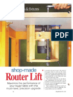 Shop-Made Router Lift