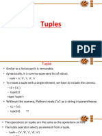 Lecture7 Tuples