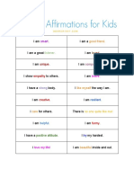 Afirmatii PT Copii PDF