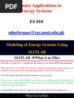 Loops in Matlab