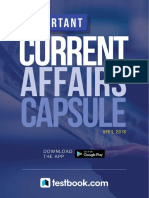 Current Affairs Capsule April 2018