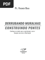 Livro Derrubando Muralhas Contruindo Pontes
