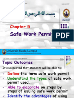 Chapter 5 Safe Work Permit