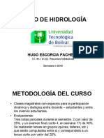 2018 - II - CURSO DE HIDROLOGÍA - 2018007 - Semana 1 PDF