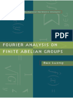 Fourier Analysis On Finite Abe - Bao Luong PDF