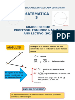 Angulos y su clasificación