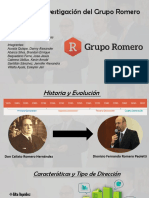 Grupo Romero estudio e investigación