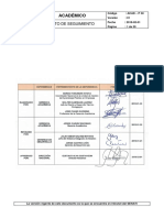 ACAD-P-30 Procedimiento de Seguimiento