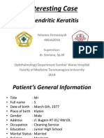 Interesting Case - Yohanes Firmansyah - Epithelial Keratitis