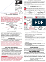 Beeman Model 2004 Air Pistol Manual PDF
