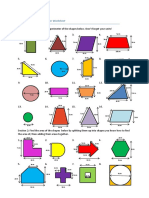 Area and Perimeter 2D Shapes