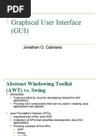 Graphical User Interface (GUI) : Jonathan O. Cabriana