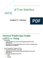 Graphical User Interface (GUI) : Jonathan O. Cabriana