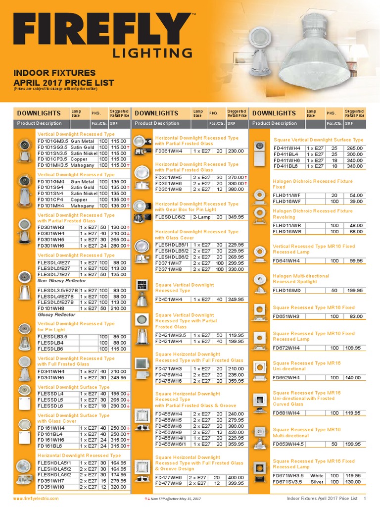FireflyConventional2INDOORPriceListAPR2017.pdf