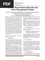 Android Based Study Materials and Notes Management System