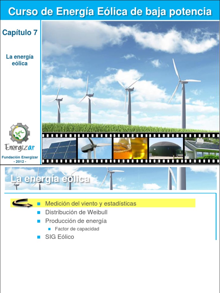 Curso de Energía Eólica de Baja Potencia | PDF | Energía eólica | Herida