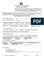 Grade 1 Recom Form PDF