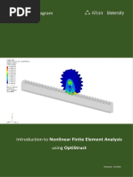 Nonlinear FEA 2018-07