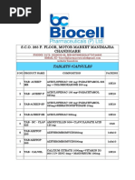 BIOCELL Product List