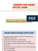 Income From Capital Gain by Vishal Goel