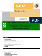 Guía Didáctica y Evaluación Módulo II Informática PDF