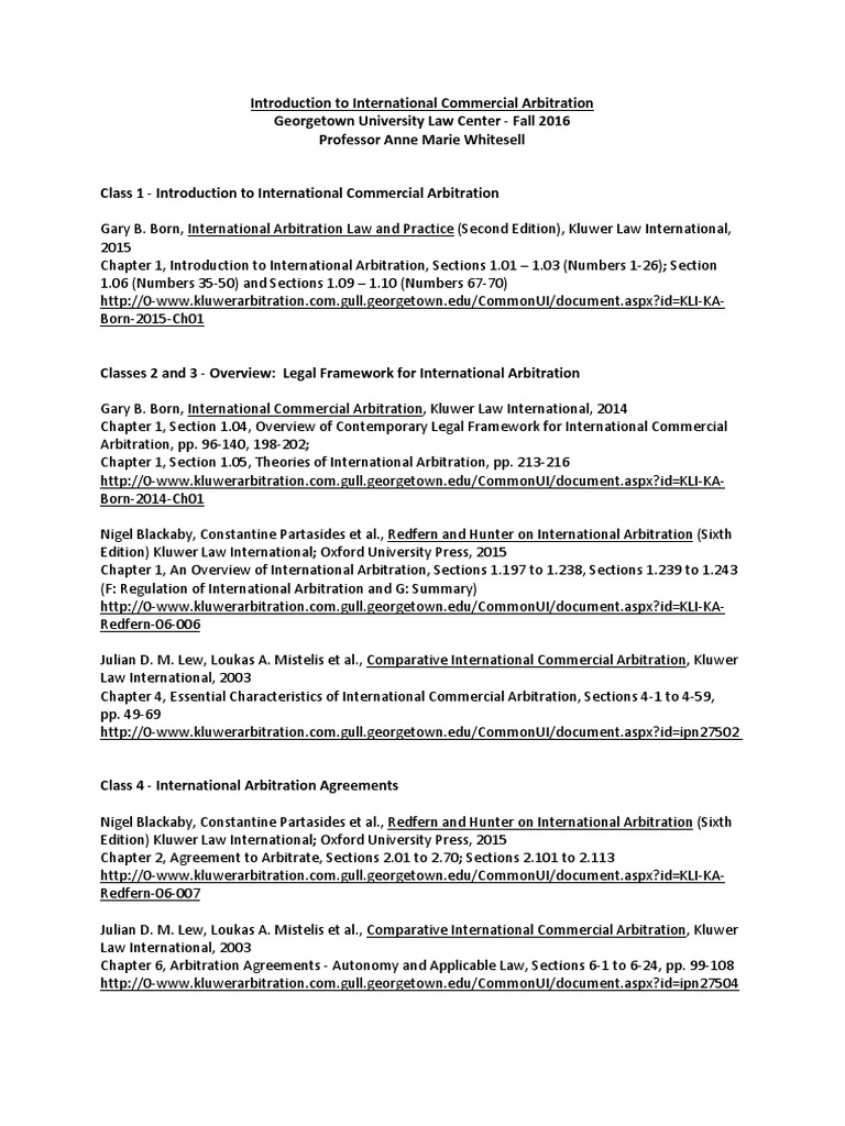 Introduction to International Arbitration | PDF | Arbitration | Judiciaries