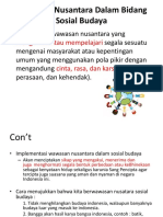 Wawasan Nusantara Dalam Bidang Sosial Budaya