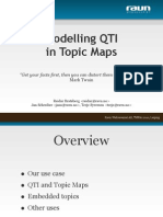 Modelling IMS QTI With Topic Maps
