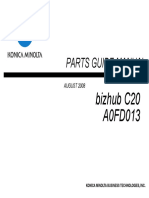 PARTS GUIDE MANUAL FOR BIZHUB C20