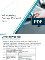 Iot Workshop Concept Proposal