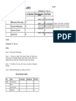 Imo Exam Syllabus: Class Section No. of Questions Marks/Question Total Marks