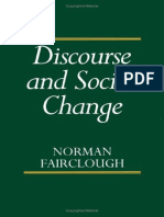 FAIRCLOUGH Discourse and Social Change