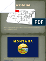 This Map Shows The Location of Montana Within in The United States. The State Is Highlighted in Red