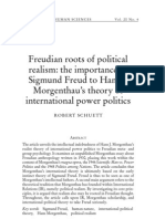Freudian Roots of Political Realism: The Importance of Sigmund Freud To Hans J. Morgenthau's Theory of International Power Politics