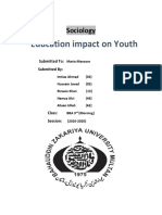 Impact of Education On Youth