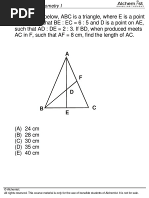 Qa Worksheet Geometry I Triangle Area
