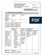 Servicio Nacional de Aprendizaje Sena Sistema Integrado de Gestión Procedimiento Ejecución de La Formación Profesional Integral