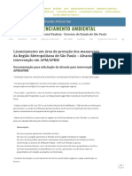 APRM _ Licenciamento Ambiental