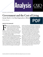 Government and the Cost of Living: Income-Based vs. Cost-Based Approaches to Alleviating Poverty
