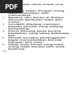Contoh karangan upsr
