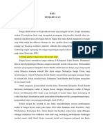 Bab I Pendahuluan: Pembangunan Bendungan Kab. Tanah Bumbu Dan Hasilnya Cukup Layak Untuk Dibangun