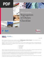 Download BDO Segregation of Duties Checklist by haseebahmed999 SN38834140 doc pdf