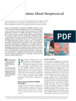 Common Questions About Streptococcal Pharyngitis: Evidence Summary