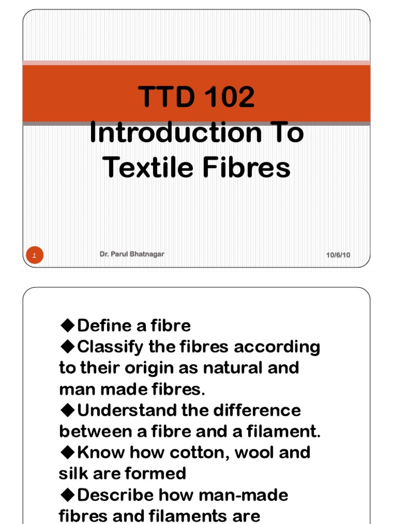 Classification of Textile Fibres | PDF | Fibers | Textiles