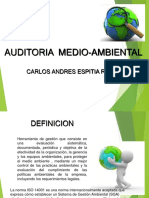 Auditoria Medio-Ambiental: Carlos Andres Espitia Ramos